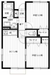 シャルマンフジミの間取り画像