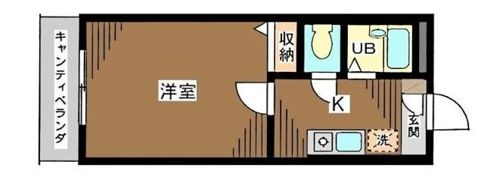 K’sハイムの間取り画像