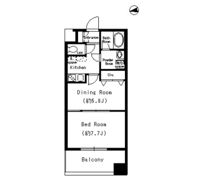 レフィーナカルム江坂の間取り画像