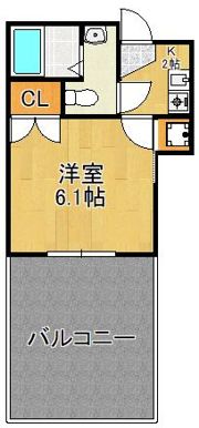 パラスト三萩野の間取り画像