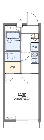 レオパレスプリムヴェールの間取り画像