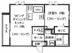 メゾンブラッシュ代々木上原Ⅱの間取り画像