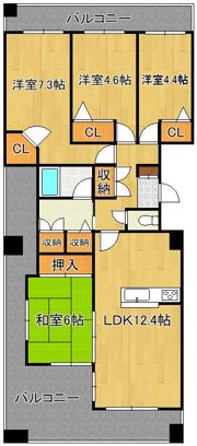 以和貴マンション金田 1201号室の間取り画像