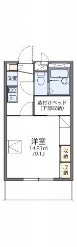 レオパレス多田2の間取り画像