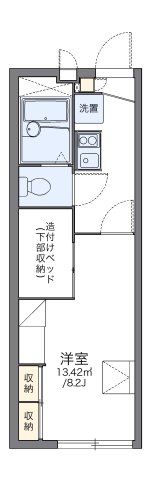 レオパレスプレシオの間取り画像