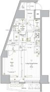 PREMIUM CUBE G 後楽園の間取り画像