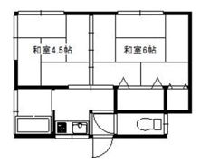 貸家 富士見市水谷東3丁目の間取り画像