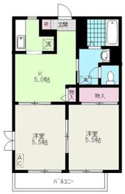 ドミール松庵 Aの間取り画像