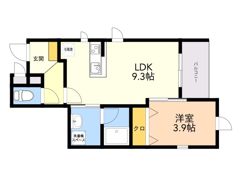 We Hakozakiの間取り画像
