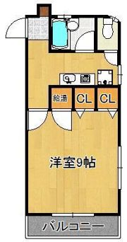 モンターニュ折尾東の間取り画像