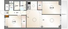 マンション森の間取り画像
