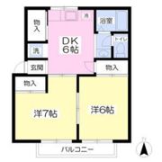 グリーンパレスAの間取り画像