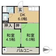 コーポ村瀬の間取り画像