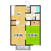 クローバーハウス A棟の間取り画像