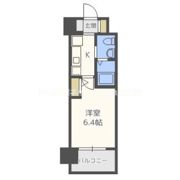 エスリード野田阪神駅前の間取り画像