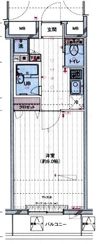 プレストアイディ秋葉原の間取り画像
