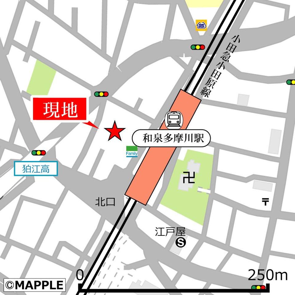 近くに施設あり