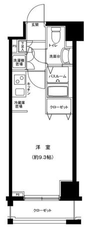グランフォース横浜関内の間取り画像