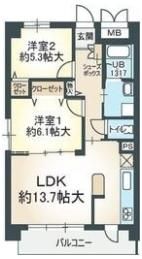 セラーノ平針の間取り画像