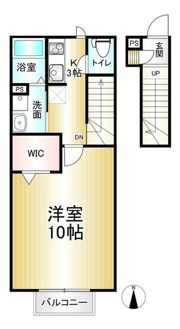 クレールC棟の間取り画像