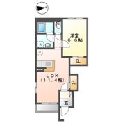 フランドール タックの間取り画像