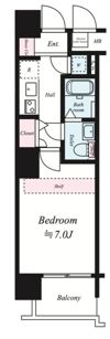 アドバンス上町台ラシュレの間取り画像