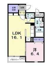 パストラール ベルダの間取り画像