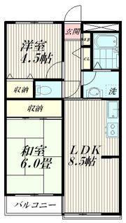 パールハイツ池上の間取り画像