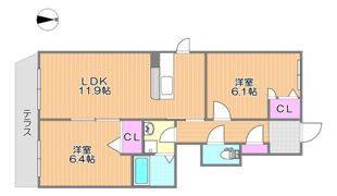シャーメゾン シエルの間取り画像