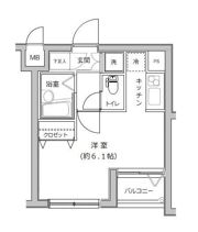 ライジングプレイス板橋の間取り画像
