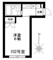 プチパレス恵比寿の間取り画像