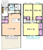 Dーroomヴィラ・西長住弐番館の間取り画像