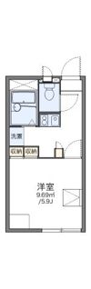 レオパレスアンビシャス聖園の間取り画像