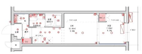 ハーモニーレジデンス品川大井町の間取り画像
