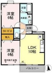サンフィールド中山の間取り画像