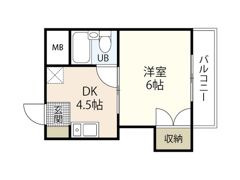 メゾン中山南の間取り画像