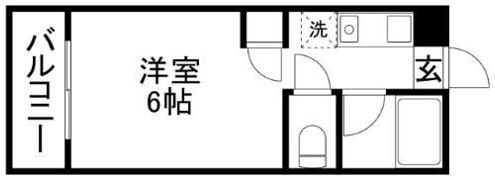 キャッスルマンションの間取り画像