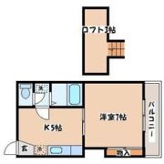 レオパレス沖野第2の間取り画像