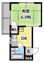 吉田マンションの間取り画像