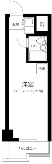 日本橋ニューシティダイヤモンドパレス B号館の間取り画像