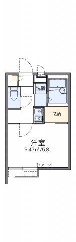 レオパレスなでしこの間取り画像