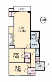 シャーメゾンステージ古川西 B棟の間取り画像