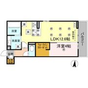 クランツ北井門Bの間取り画像