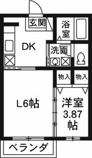 サンモールDの間取り画像