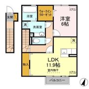 シュタットみどりの Cの間取り画像