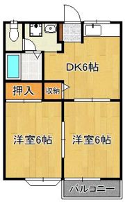 サンヒルズ木屋瀬の間取り画像