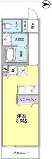 SHIMOKITAAPARTMENTの間取り画像