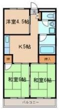グランドハイツ喜多山の間取り画像