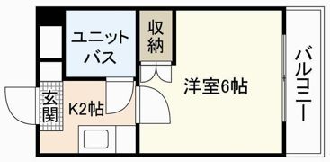 第六若宮ビルの間取り画像