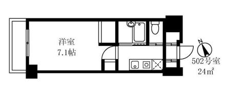 アーツ芝浦の間取り画像